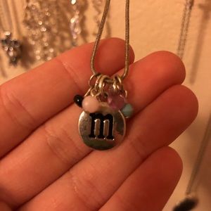 “M” necklace